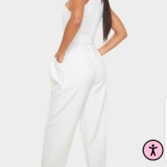 Pretty little thing racer back pocket detail jumpsuit - Picture 2 of 6